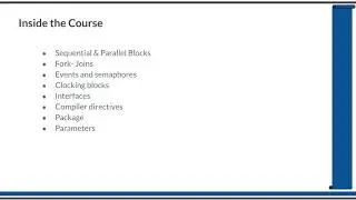 Course : Systemverilog Verification 2 : L1.1 : Welcome
