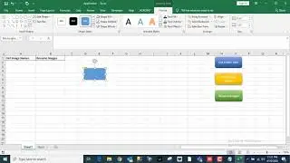 Create a Button [Interactive] in Excel and assign the Macro.