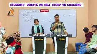 Students' Debate on Self study vs Coaching | english with Akram | ideal academy