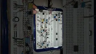 Vowel Formant Filter, voltage control implementation test 1 #analogsynthesizer #modularsynth