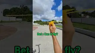 3D-printed flying unicorn! Can it outfly a paper airplane?🤣Original magic by @Cleidivan Sobrinho