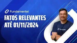⚠️ Fatos Relevantes das Ações até 01/11/2024: AURA33, MRFG3, WIZS3, CCRO3, AURE3 e KLBN11