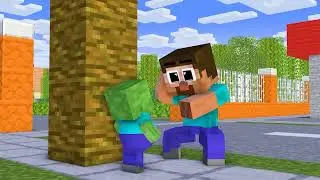 Училище за чудовища: Татко! Горките млечни зъби - Тъжна история - Minecraft анимация