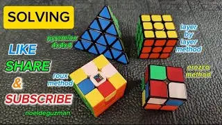 SOLVING PYRAMINX 4X4X4 AND OTHER CUBES #cubers #rubikstutorial #rubikscube
