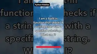 Python Riddle || Part-28 || I'M MIZAN 