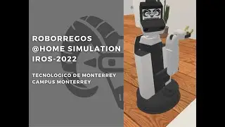 RoBorregos@HOME Simulation [Unity + Rviz] - IROS 2022