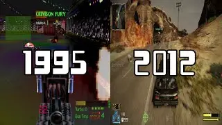Evolution of "Twisted Metal" Game 1995-2012