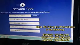 How to Setup Server, Client Computer and Laptop (NC II)