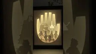 Gravity Falls DIY Paper Cut Light Box
