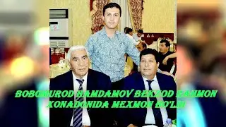BOBOMUROD HAMDAMOV SUYUKLI SHOGIRDI BEHZOD RAHMONGA OQ FOTIXA BERDI.