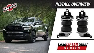 Install Overview: 57375 - LoadLifter 5000 Series - 2019-2025 Dodge Ram 1500