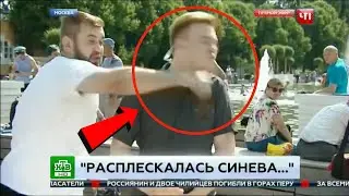 The paratrooper who punched an NTV reporter entered the ring against an MMA fighter.