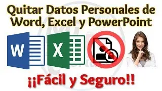 Tutorial Como Quitar Datos Personales de Word Excel Office en pocos segundos | Facil y Seguro
