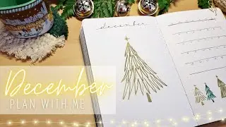 December 2022 Bullet Journal Plan With Me - Scribbly trees