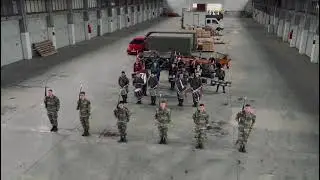Mdw Drumline rehearsal with Gadermusik Wien