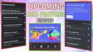 Discord New BETA FEATURES Browse Channels & Customize Community | Reactions Roles & Choose Channels
