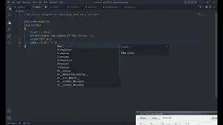 Write a C program to calculate area of circle.