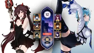 Ху Тао С1 и Эола С0 | Витая Бездна 12 этаж | Genshin Impact 3.1