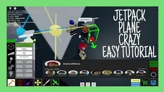 Jetpack Plane crazy | Easy Tutorial | ROBLOX