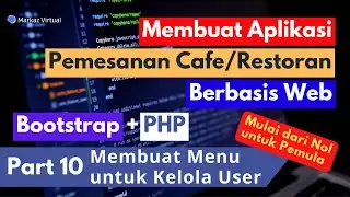Creating a Web-Based Cafe Ordering Application Part 10 - Creating a User Management Menu