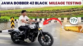 Jawa 42 bobber shocking Mileage Test 2024 😱😨😱