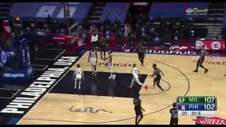 Ben Simmons Makes His 5th Career Three Pointer