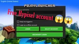 Pojav launcher fa unban account fre*  get fr** hypixel unban account 😱