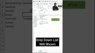 Shortcut For Quick Drop Down List In Excel