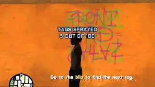 GTA San Andreas - (Mission # 3) Tagging up Turf