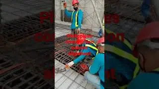 column alignment before pouring