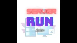 How to run json file as SERVER locally -