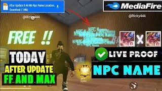 NPC name config free fire max|NPC name free fire max | NPC name free fire |NPC name config free fire