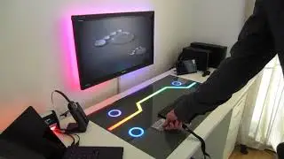 My Future Desk Tour - with NFC login and build-in QI Wireless Charger