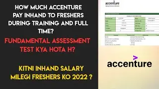 accenture in hand salary for freshers | for ase role | associate software engineer in 2022