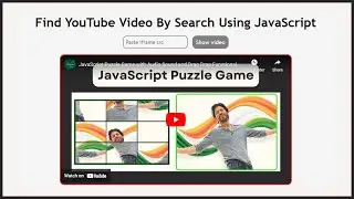 Find YouTube Video By Pasting Iframe Src Using JavaScript