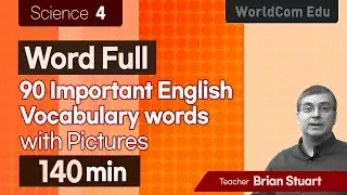 90 Important English Vocabulary Words with pictures I American Text Book Reading Science 4. FULL