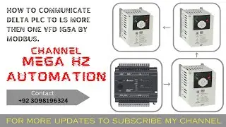 HOW TO COMMUNICATE DELTA PLC TO LS MORE THEN ONE VFD IG5A BY MODBUS IN EASY PLC LINK