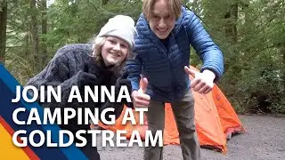 Anna camps at Goldstream