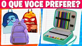 🔁O QUE VOCÊ PREFERE? EDIÇÃO VOLTA AS AULAS #quiz #labquiz