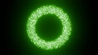 Abstract Background Animation.Particles System. Blender 3D. Eevee Render. Light Effects.Black Screen