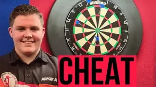 Darts CHEAT Throws FOUR DARTS (Won £££)