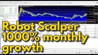 Forex Robot Scalper 1000% monthly growth / total profit from 50 usd to 45000 usd on real account