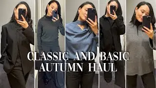 COS try-on haul: comfortable & minimal autumn outfits