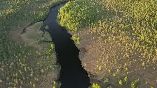 Лесосплавная река Летняя. Карелия