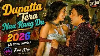 Dupatta Tera Nau Rang Da (Ai Cover Remix) 🔥 Best Techno DJ Remix 2026 | Bollywood Song | Pro Mix