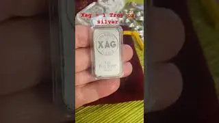 🤑💰XAG "Intrinsic Tender" Silver  Bar💰👌 #subscribe