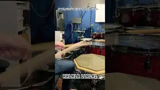 【基礎練】ダブルパラディドルのアクセントシフト　#drums
