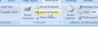 How to convert endnotes to footnotes in a document