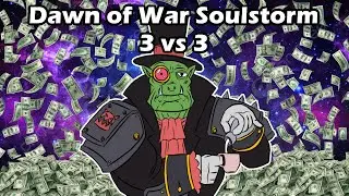 Dawn of War Soulstorm: Quick Start - Orks, Necrons, Space Marines vs Eldar, Space Marines