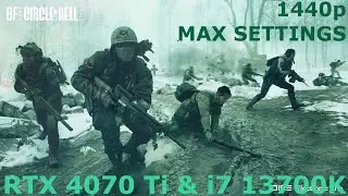 Battlefield 2042 - CIRCLE OF HELL - 1440p - MAX SET - RTX 4070 Ti & i7 13700K - PC GAMEPLAY 60 FPS